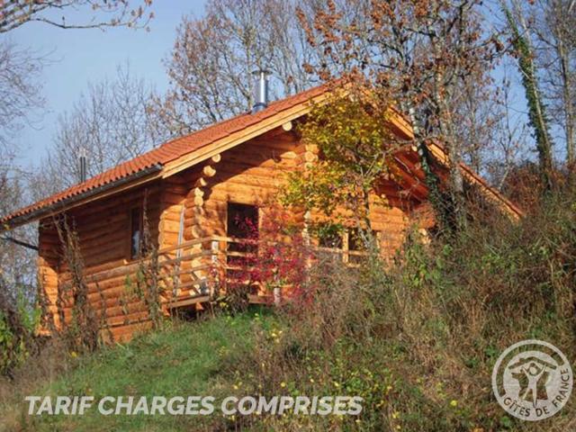 Chalet bois chaleureux avec terrasse, internet et animaux acceptés - FR-1-496-187