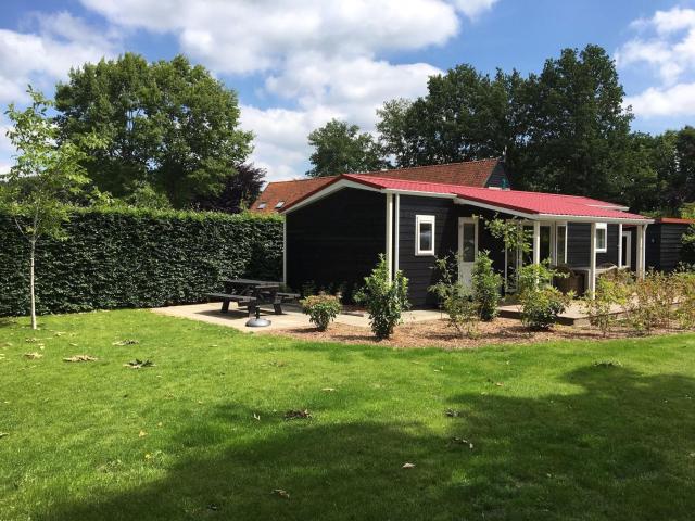 Chalet with garden house on a holiday park